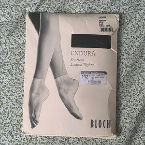 Bloch Endura Footless Ladies Tights - Black